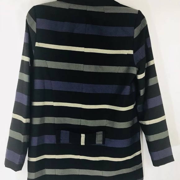 BCBGeneration Striped Button Blazer Jacket M - Picture 5 of 8